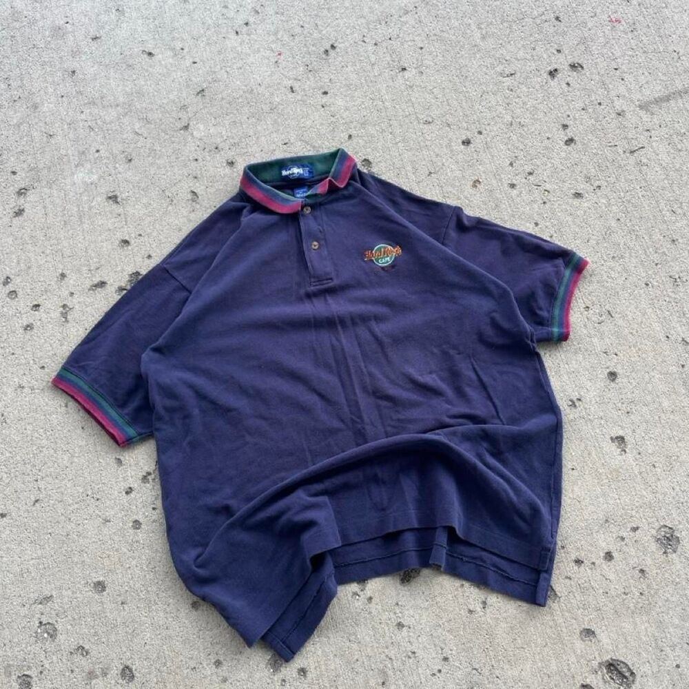 Vintage Hard Rock Cafe Polo Tee Shirt